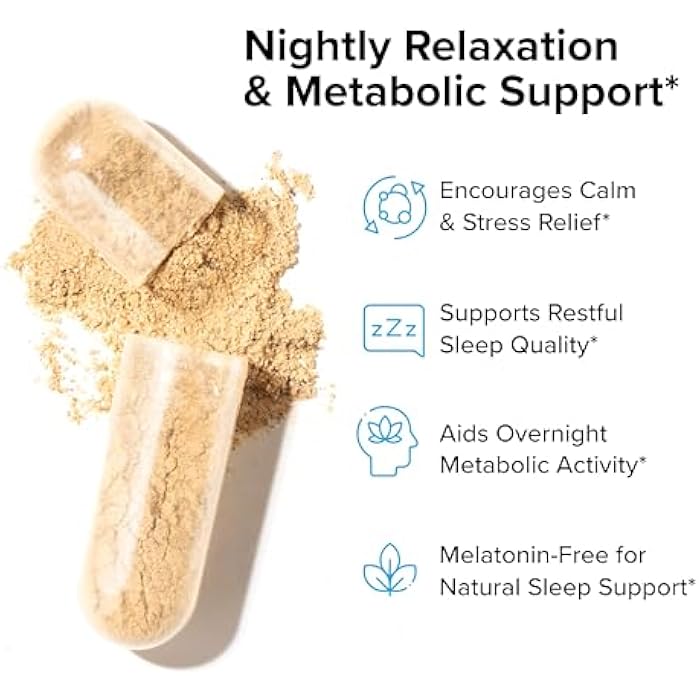 INNOSUPPS Night Shred Black Melatonin-Free - Night Time Fat Burner, Weight Loss, and Natural Sleep Support - GABA Complex with Ashwagandha, CLA, Grains of Paradise - Thermogenic Fat Burner - 90 Vegan Capsules - Image 4