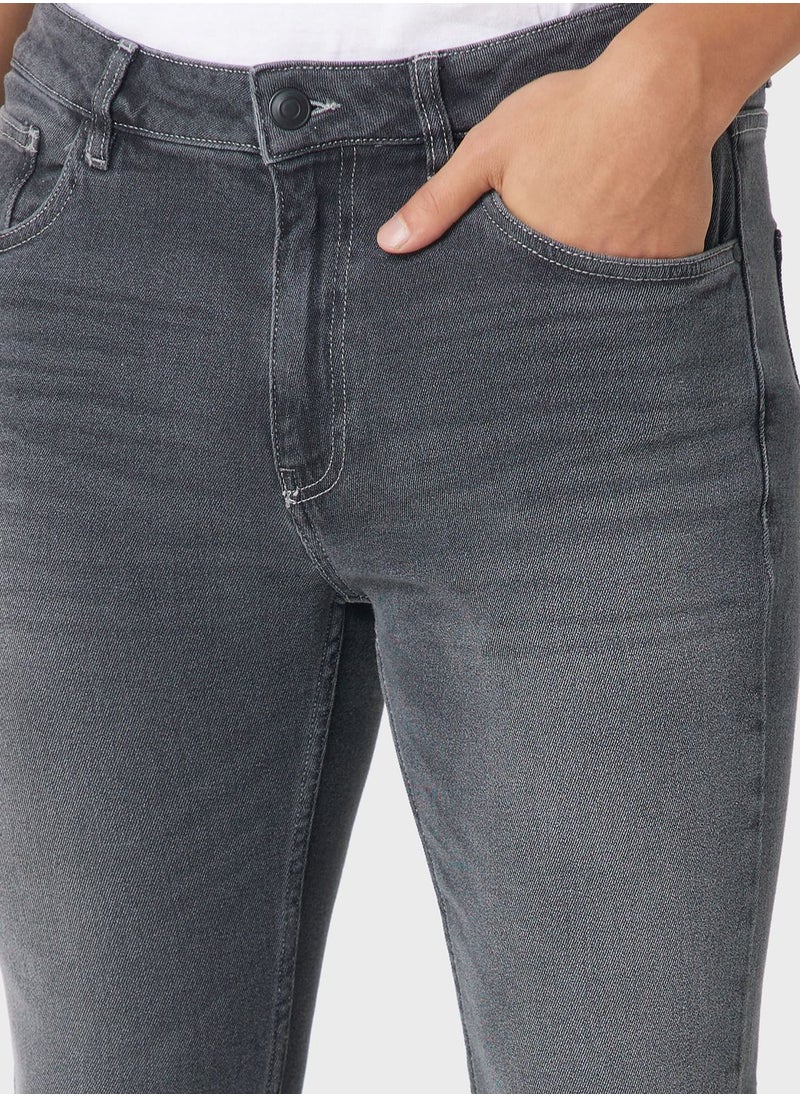 Seventy Five - Slim Fit Washed Jeans - Image 1