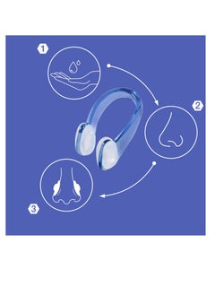 KASTWAVE 5 Pieces Swimming Nose Clip, Swimming Nose Plug, Waterproof Nose Clip Nose Protector, Training Nose Clip Silica Gel Swim Nose Clip Swim Nose Clip Plug, Protector For Swimming Adult and Kids  - Image 4