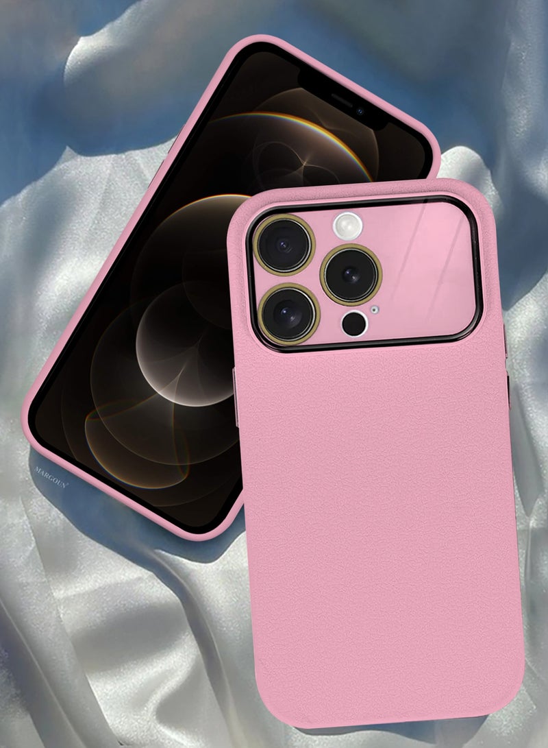 Hard Silicone Case Cover for Apple iPhone 12 Pro - Cover with Camera Protection Bumper - Auto Focus Design - Pink - Image 4