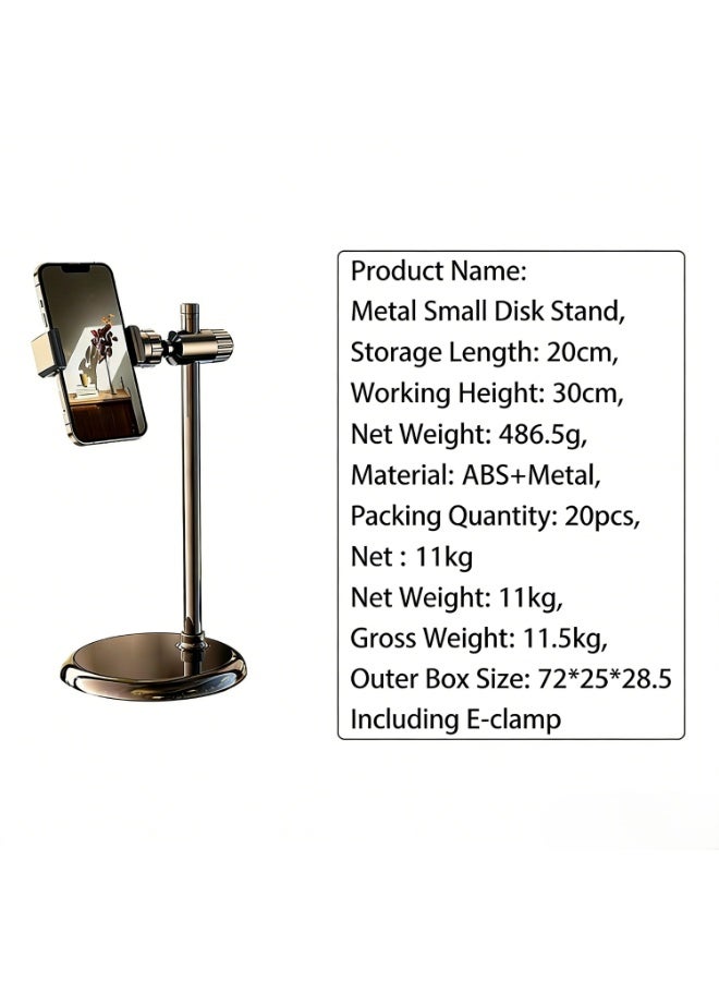 Sisily Heavy Duty Universal Retractable Phone Stand | Multi-Angle Adjustable Lazy Bedside Desktop Holder for Live Streaming Stable Shooting - Image 3