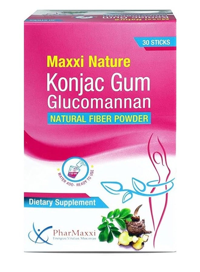 PharMaxxi Nature Konjac Gum helps in health of the intestine and colon 30 Sticks