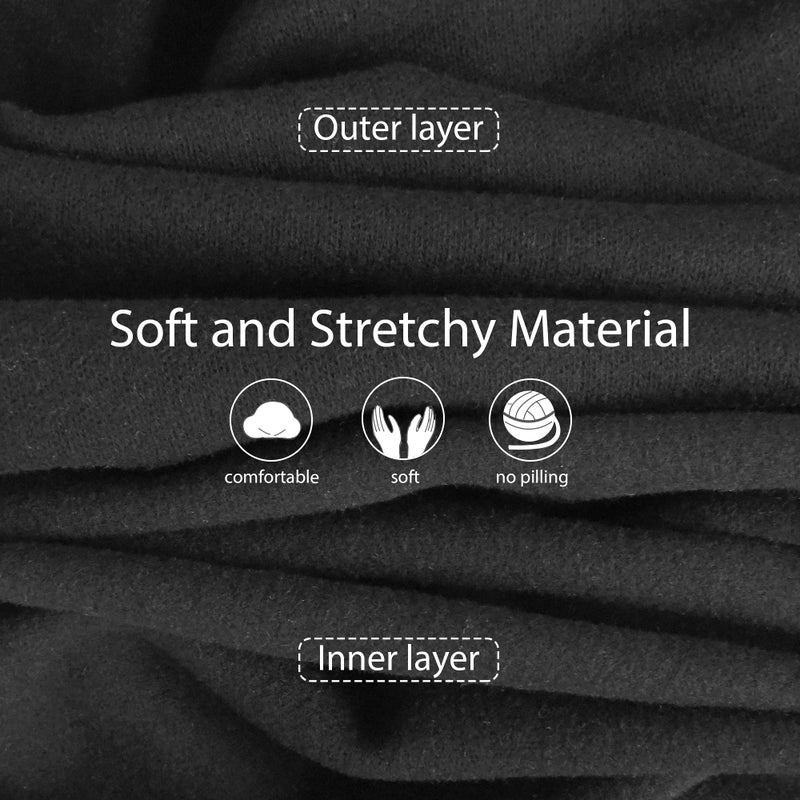 MCTi Slouchy Beanie for Men Women, Winter Warm Stretchy Skull Cap Hat Lightweight for Running Cycling - Image 5