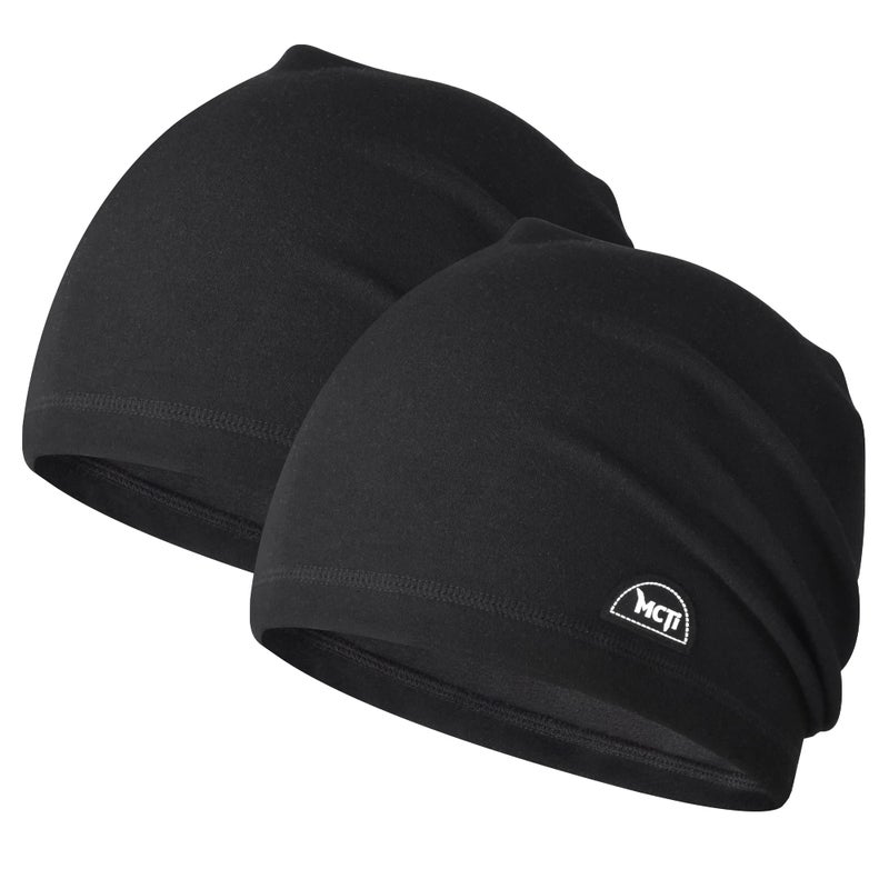 MCTi Slouchy Beanie for Men Women, Winter Warm Stretchy Skull Cap Hat Lightweight for Running Cycling - Image 1