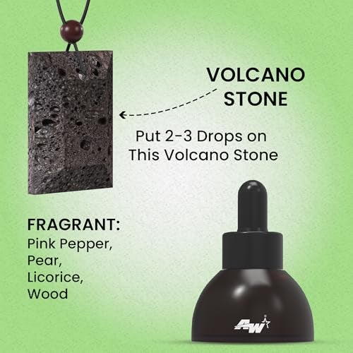 Aliens World Primum Car Perfume with Volcano Stone Air Freshener (LATTKRIG Volcanic Stone) - Image 3