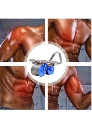 New with timer Ab Abdominal Exercise Roller Elbow Support abs roller wheel core exercise equipment Automatic Rebound Abdominal Wheel - view 5