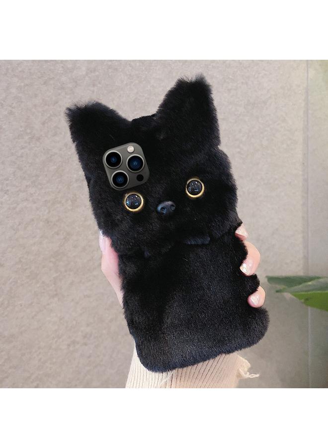 S-TOP Case For iPhone 15 Pro Max 3D Cute Cat Plush Full Coverage Phone Case - Image 1