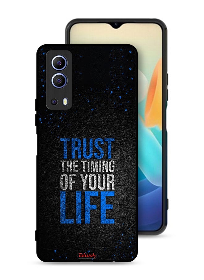 Tolwak Vivo iQOO Z3 5G Protective Case Cover Trust The Timing Of Your Life  - Image 1