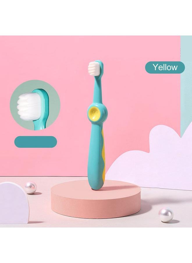 Baby Toothbrush Ultra Fine Fibre Kids Tooth Brush Comfortable for 1‑12 Years Old Yellow - pzsku/Z10664343FDBFF8AB69DBZ/45/_/1732166919/d171c577-c7ff-4c7f-845e-cc846064629d