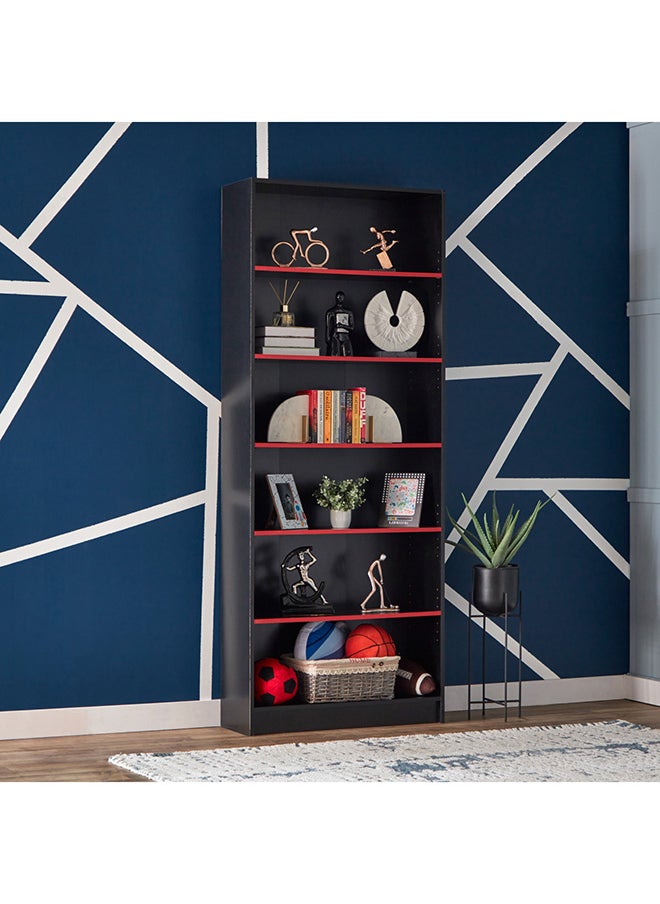 Home Box - Alford Avian 6-Tier Bookcase 28 x 202 x 80 cm - Image 1