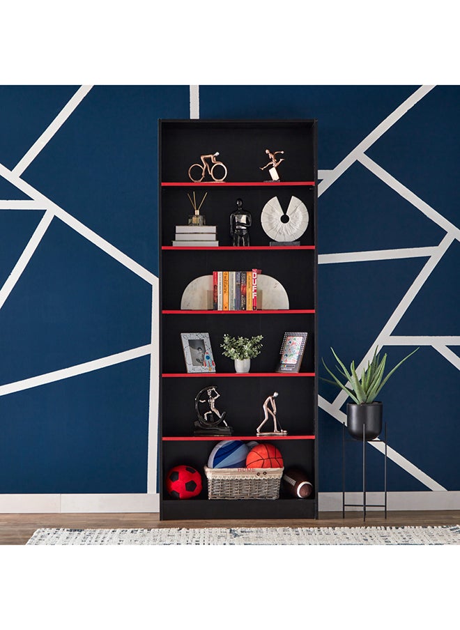 Home Box - Alford Avian 6-Tier Bookcase 28 x 202 x 80 cm - Image 1