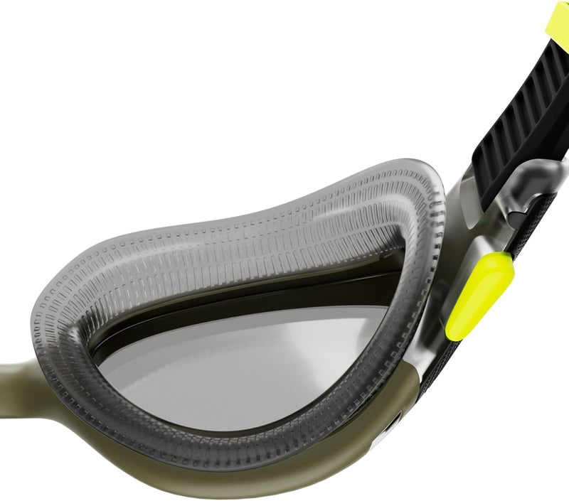Speedo Mariner Pro Optical Lens Swimming Goggles for Adults, Smoke, One Size - Image 4