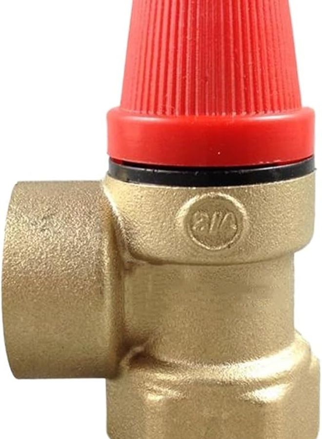 صمام أمان نحاسي للسخان الشمسي 3/4 أنثى × أنثى 2 بار - Image 5