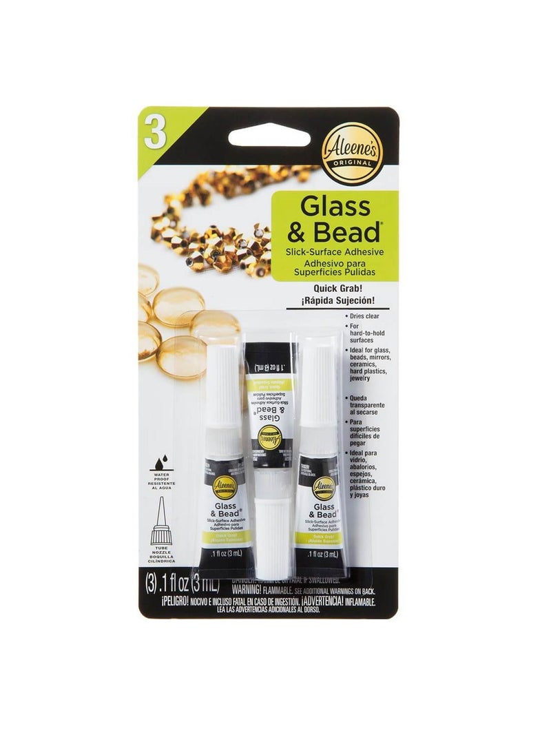 Aleene's - Glass & Bead Glue 3pk - Image 1