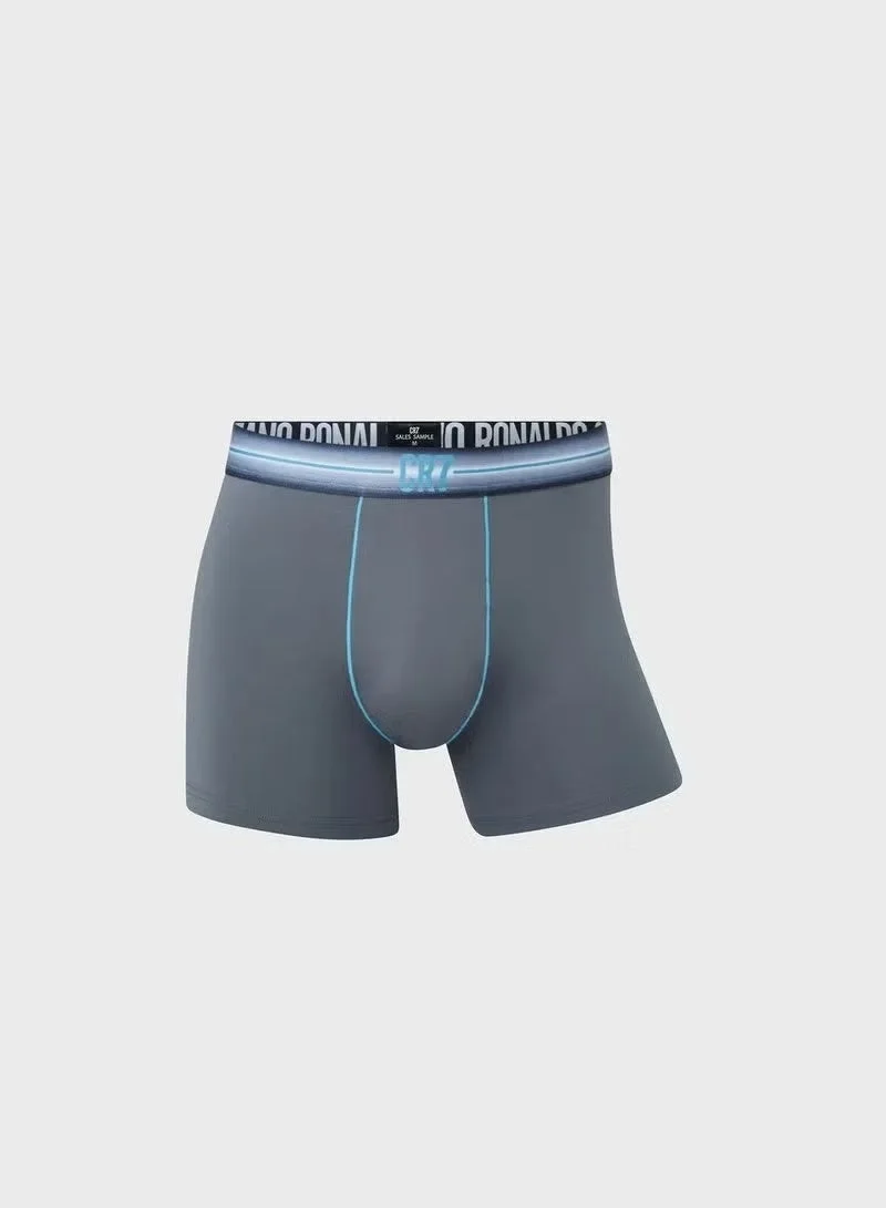 سي ار7 CR7 Fashion Trunk for Men – 2-Pack, Microfiber, Comfortable Fit