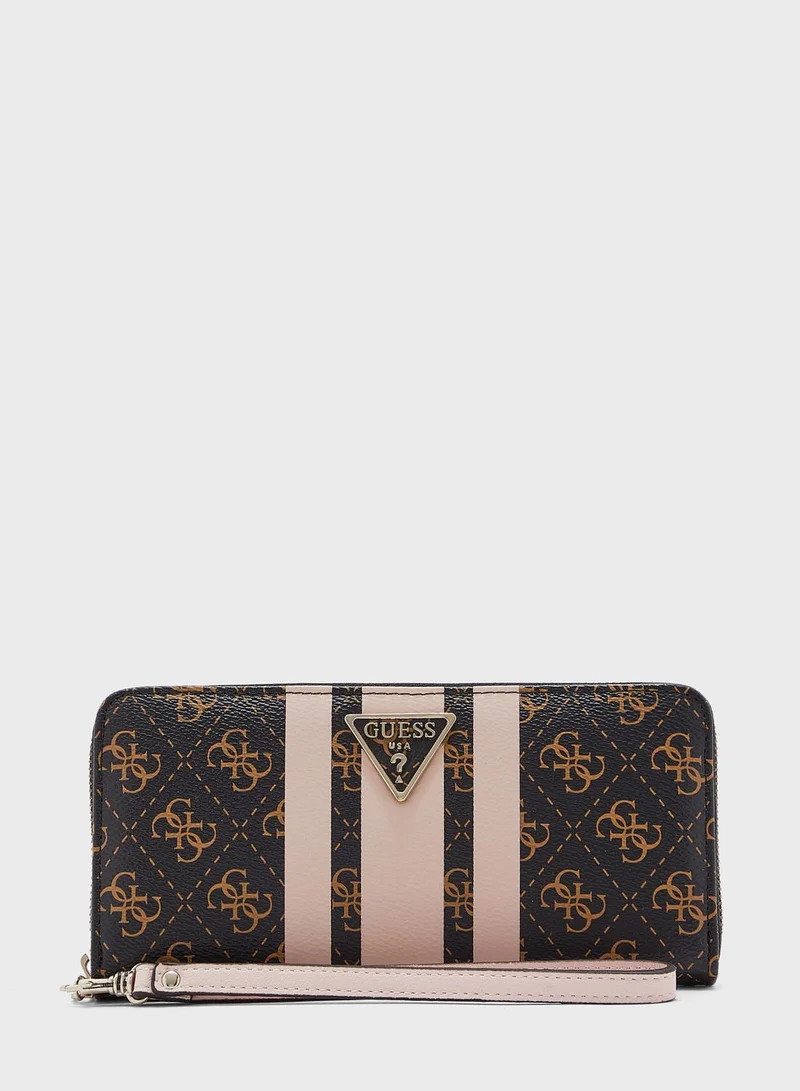 GUESS Ambrose Large Zip Around Purse