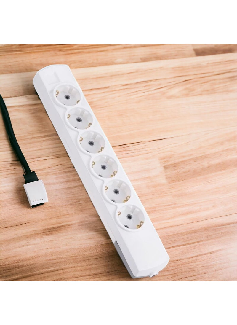 Nzb - Wireless Terminal Block 6-Group Socket Plug Socket Grounded Multi-Coupler Six-Plus Wireless Hanging - Image 1