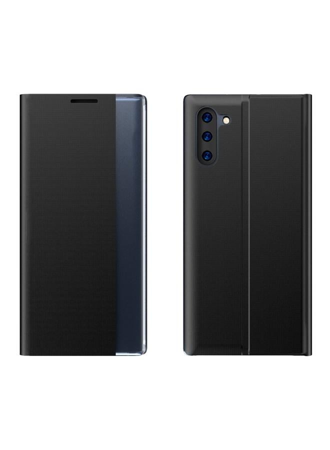 Zaboon Case For Galaxy Note 10 Plain Texture Cloth Attraction Flip Holder Leather Phone Case - Image 1