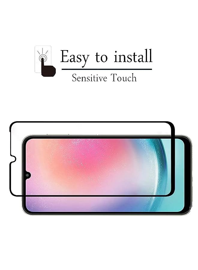 PROMASS Samsung Galaxy A24 Tempered Glass Screen Protector full Glue Edge to Edge Screen Glass Anti-shatter 9H Hardness Scratch Proof Compatible for Samsung Galaxy A24 - Image 4