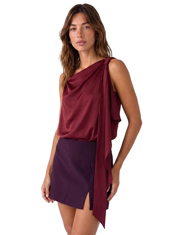 كوتون Asymmetric Blouse