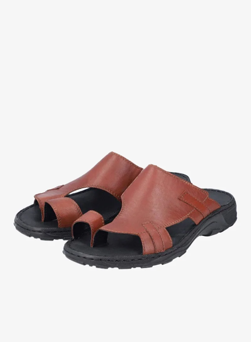 Rieker Brown Rieker Mens Arabic Sandals 26080-23 Lugano Brown 116-1058 for Men | Best Price UAE