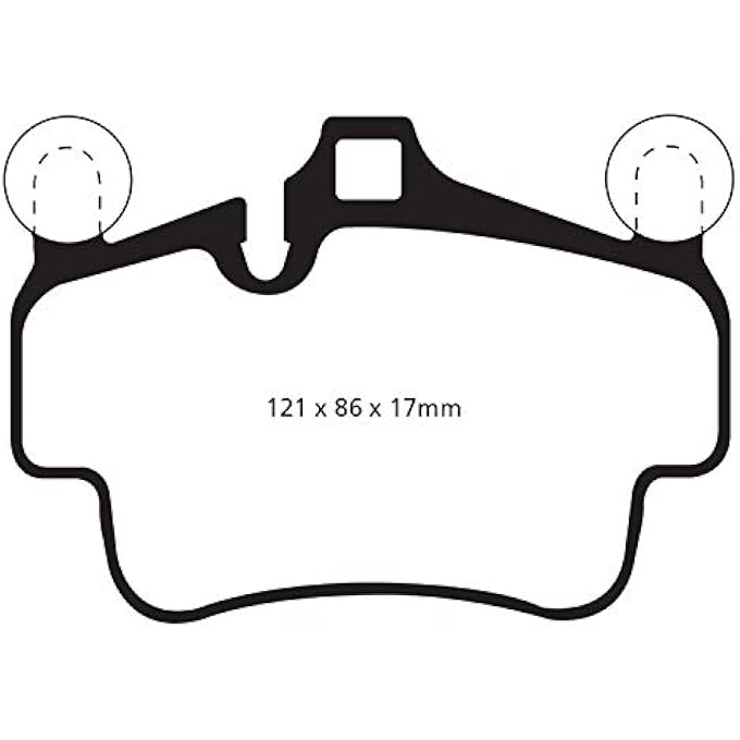 rayihni EBC Brakes DP32029C Redstuff Ceramic Low Dust Brake Pad - Image 4
