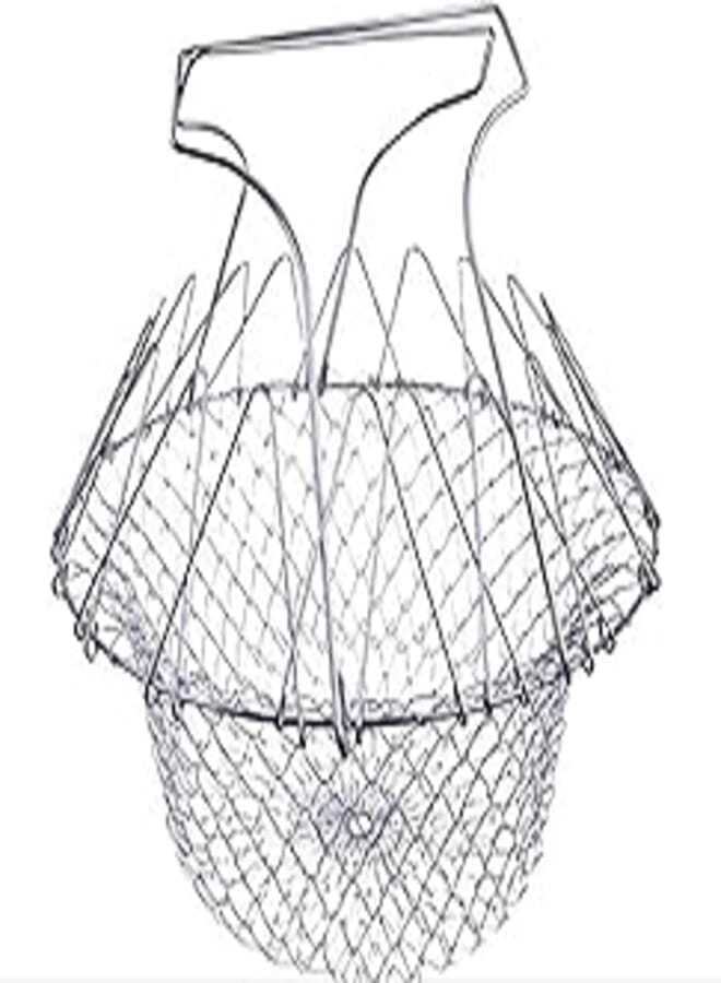 Stainless Steel Frying Chef Basket (Assorted Colors)