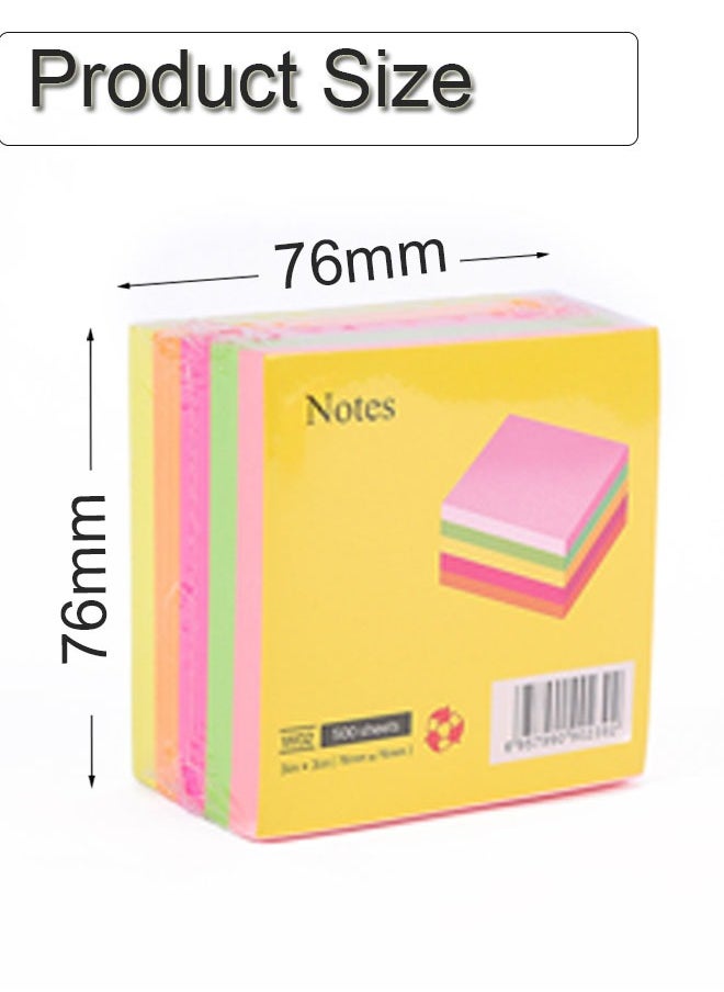 GBQ 500pcs Color Post-it Notes  For Home School Office  - Image 2