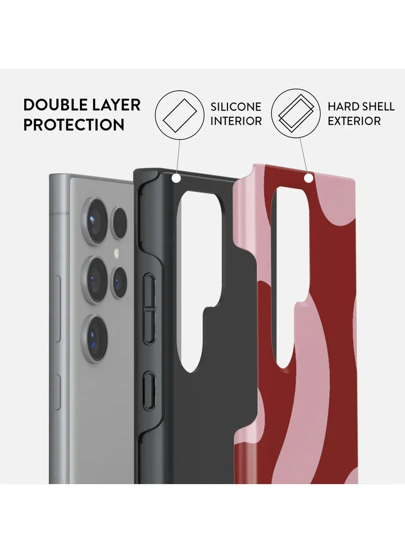 بورجا جراب سامسونج جالاكسي إس  ألترا للحماية المرنة للشاشة والكاميرا مطبوع