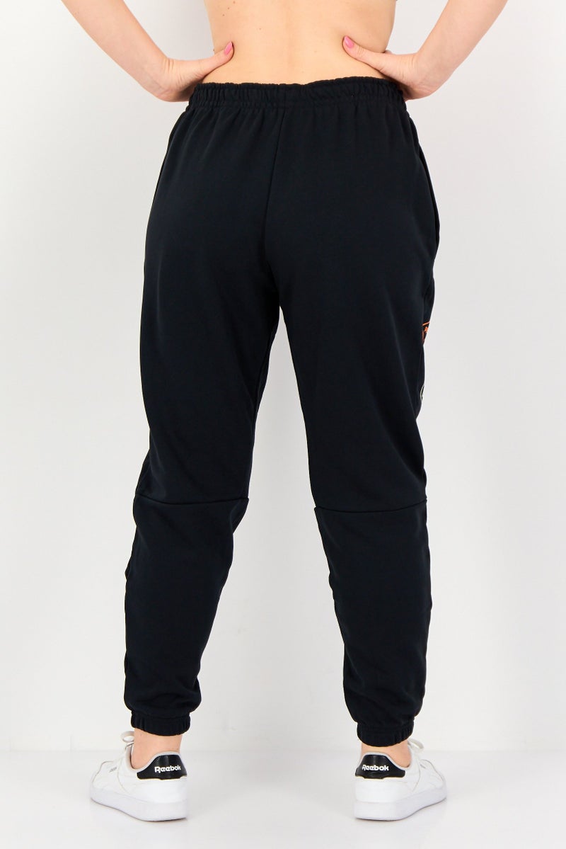 Under Armour x Dwayne Johnson Women Loose Fit Training Sweatpants, Black - Image 3