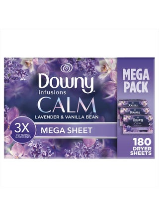 Infusions Mega Dryer Sheets, Laundry Fabric Softener, CALM, Lavender and Vanilla Bean, 180 Count - pzsku/Z10674E3E30986798E17FZ/45/_/1715626553/317ffe42-b12a-46ef-b898-97856bafc67a