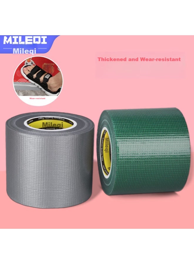 Miloch Mileqi Single-Sided Cloth Duct Tape High Adhesive Waterproof Carpet Fixing Tape Silver - 60Mm Wide * 20M Long [1 Roll] - Image 3