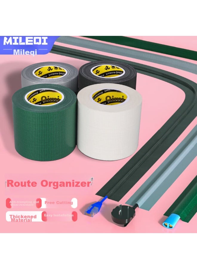 Miloch Mileqi Single-Sided Cloth Duct Tape High Adhesive Waterproof Carpet Fixing Tape Silver - 60Mm Wide * 20M Long [1 Roll] - Image 2