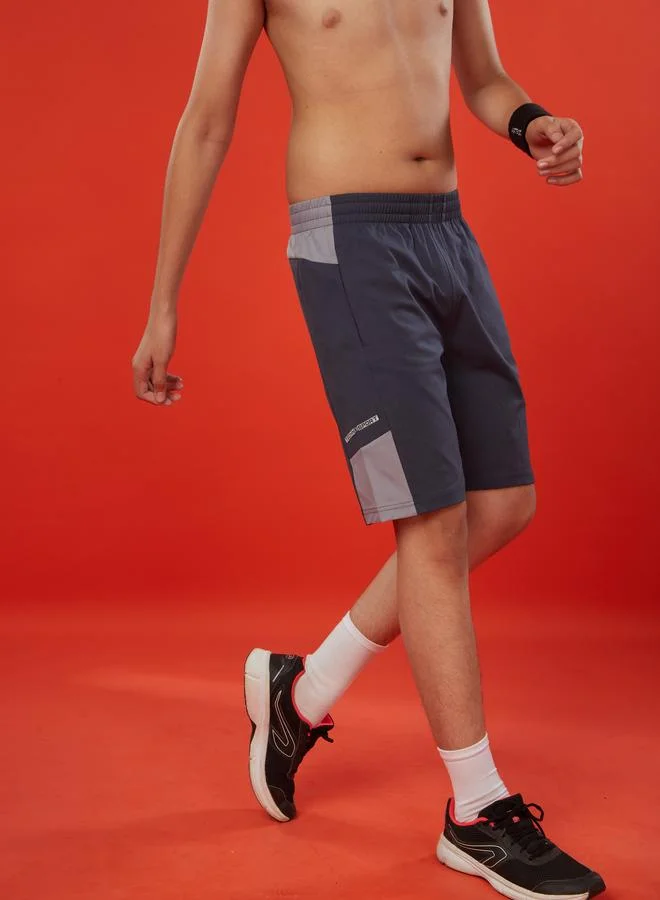 Technosport Technosport Solid 2-Way Stretch Shorts