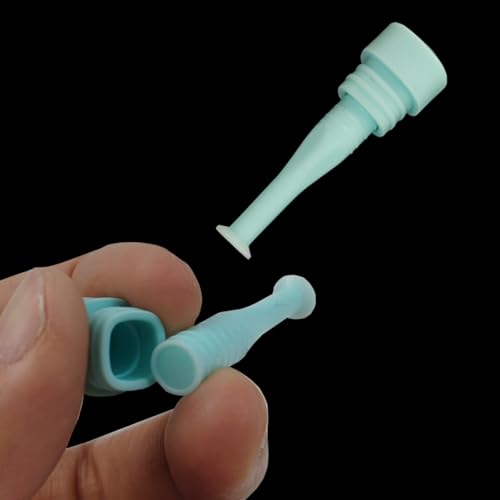 ROYHOO 15PCS Hard Contact Lens Remover RGP PlungerInserter for Soft Hard Lenses Contact Lens Remover (Green) - Image 3