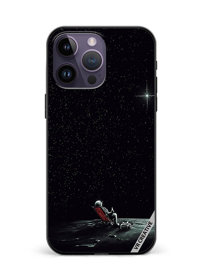 Protective Case Cover For Apple iPhone 16 Pro Max Galaxy Star Space Design Multicolour