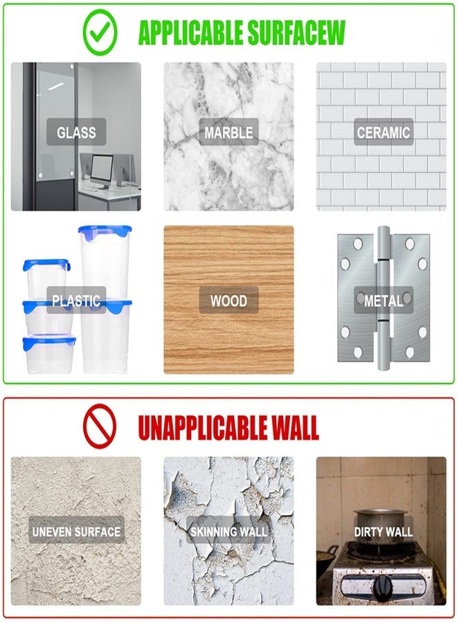 AKSHAR Self Adhesive Double Sided Heavy Duty Tape Waterproof,Reusable Strong Adhesive for Walls, Glass, Wood, and Plastic Ideal for Home, Office & DIY Projects (6cm x 6cm) (pack of 30) - Image 2