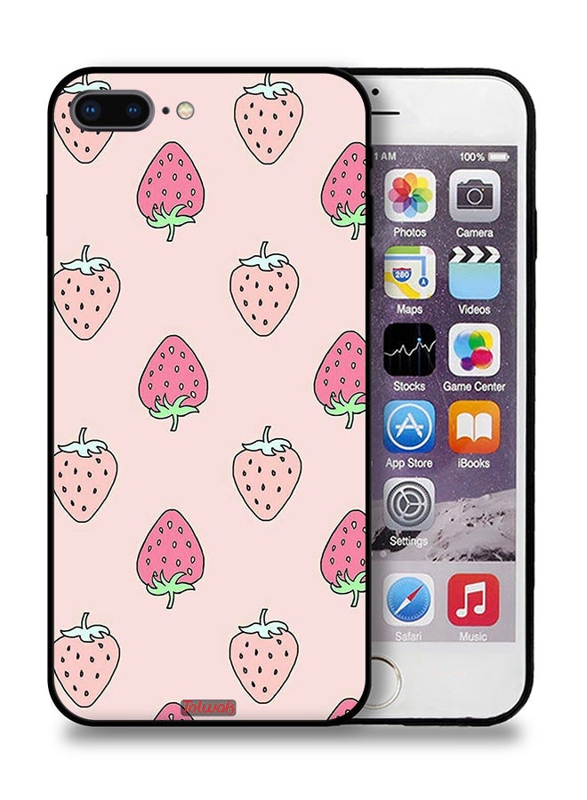 Tolwak Apple iPhone 8 Plus Protective Case Strawberry Icon - Image 1
