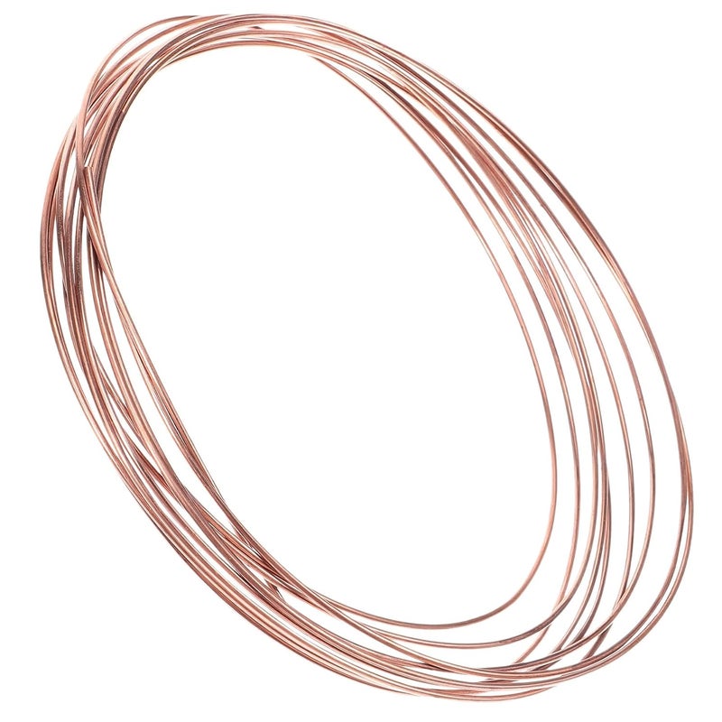 Conductive Bare Copper Wire 2mm Soft Copper Wire for Jewelry Making and Crafting 5 Meters for DIY Beading and Handmade Art Supplies - Image 1
