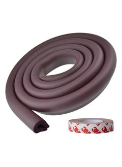 KidDough Baby Proofing U-Shape Safety Strip - 2 Meters, Brown, Furniture Edge Protector For Kids, For Furniture Thickness Less Than 2 Cm, Corner Protector For Sharp Edges, Baby Safety Products  - Image 1