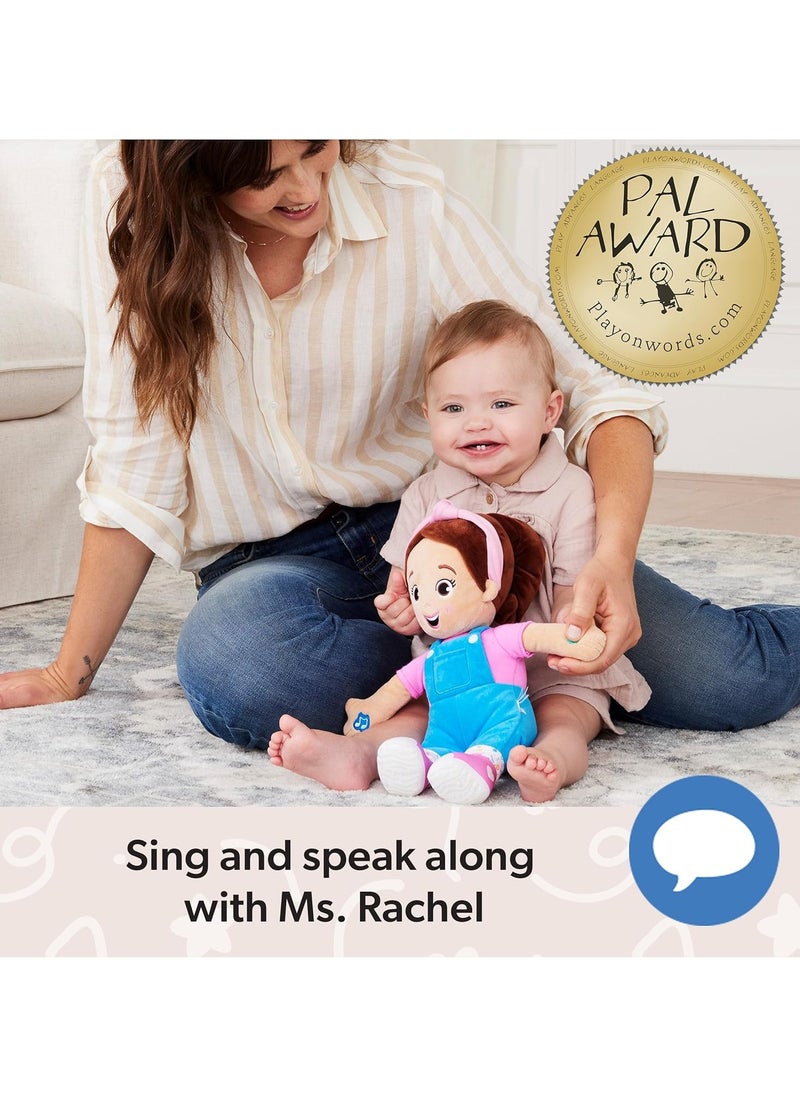 Ms. Rachel - Official Speak & Sing Doll, 12” Tall Interactive Toy with 4 Songs & 16+ Phrases, Toddler Toys for Girls & Boys Ages 6 Months to 3+ Years - Image 1
