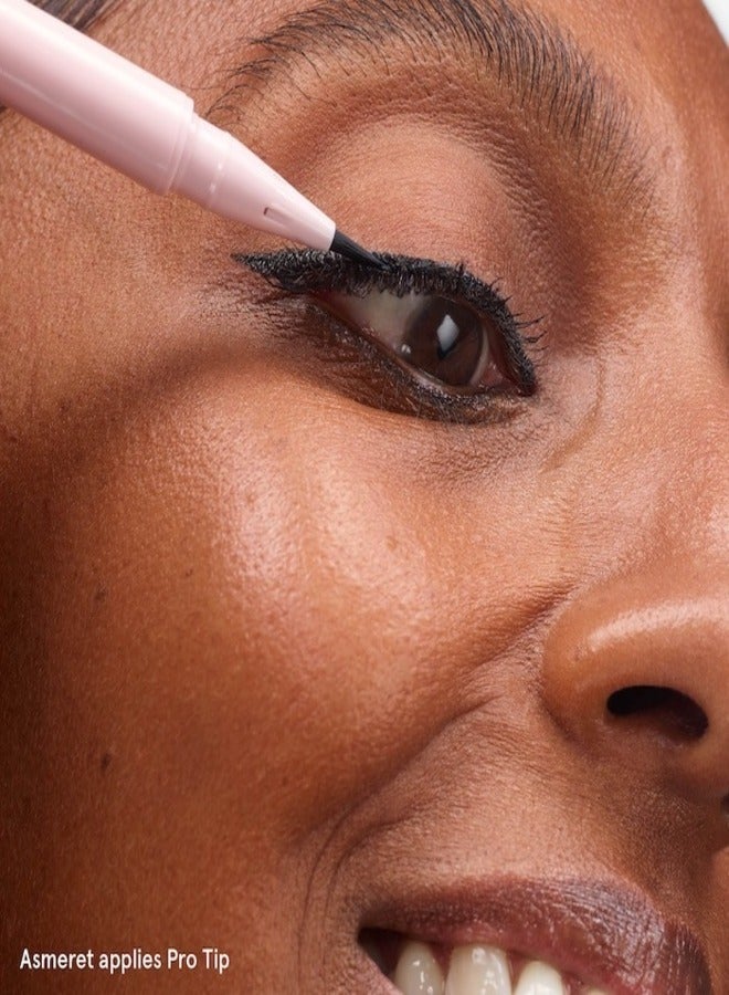 جلوسير أكثر لمعانًا  قلم تحديد العيون السائل برو تيب | أسود نقي - دقيق وطويل الأمد - 0.48 مل - Image 3