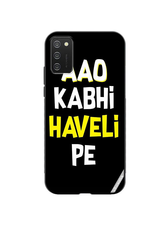 VR CREATIVE Protective Case Cover For Samsung Galaxy A03s Aao Kavi Haveli Pe Design Multicolour - Image 1