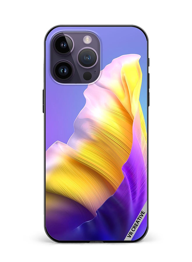 VR CREATIVE Protective Case Cover For Apple iPhone 16 Pro Max Flower Design Multicolour