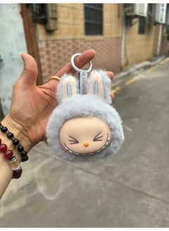 Generic Generation Vinyl Plush Head Small Pendant Second Generation Cloth Key Chain Ugly Cute Doll-Specification:.second Generation Blue-Color:Pendant Is About 11cm  - Image 1