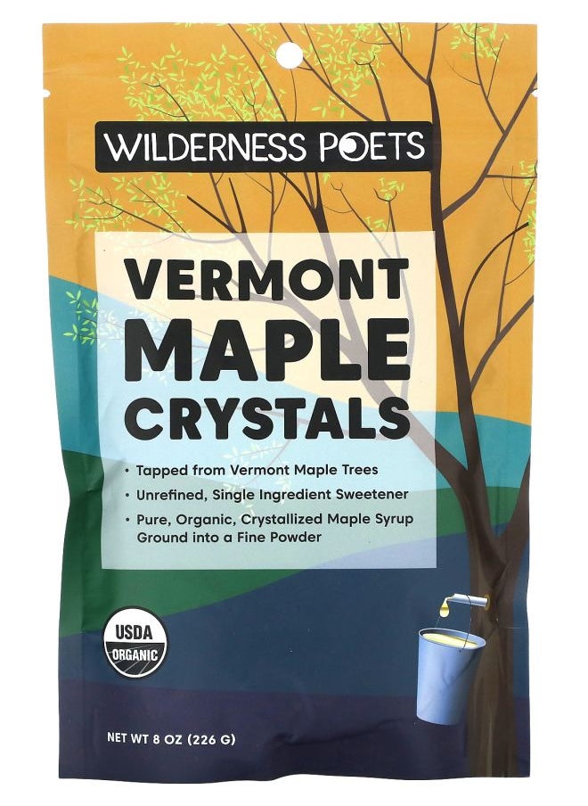 Wilderness Poets - Organic Vermont Maple Crystals 8 oz (226 g) - Image 1