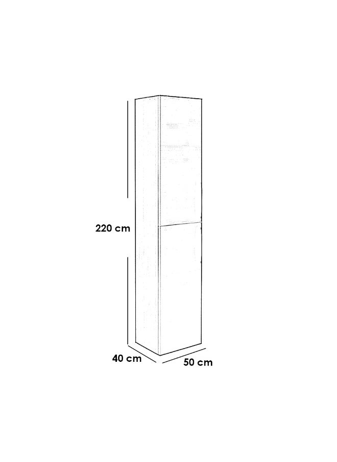 Homzmart MDF and Swedish Wood Bathroom storage Brown - 40x40x80 cm  - Image 2