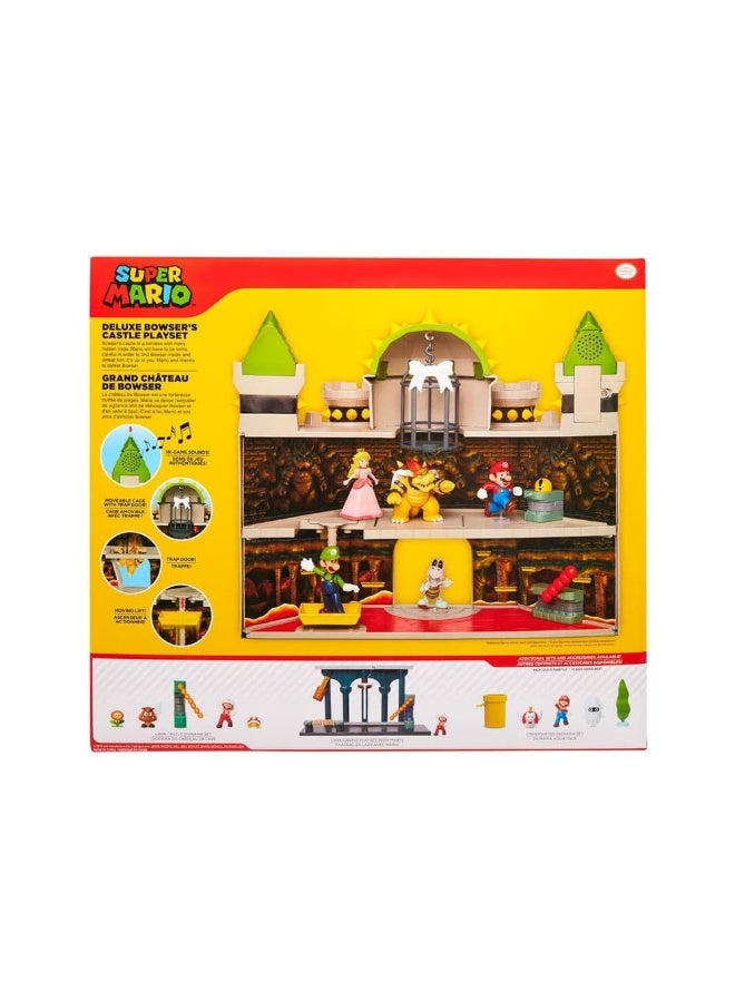 Nintendo Super Mario Deluxe Bowser's Castle Playset - Image 4