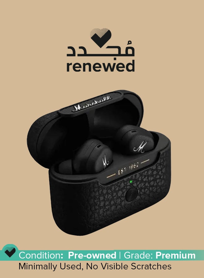 Marshall Renewed - Motif Active Noise Cancelling True Wireless Earphones Black - Image 1