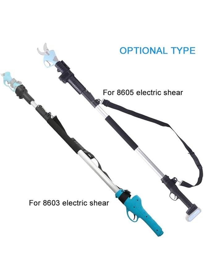 erorex - High Carbon Steel Foldable Telescopic Rod Electric Pruning Shear Holder 1.5 1.9M High Branches Cutting Extension Bars - Image 1
